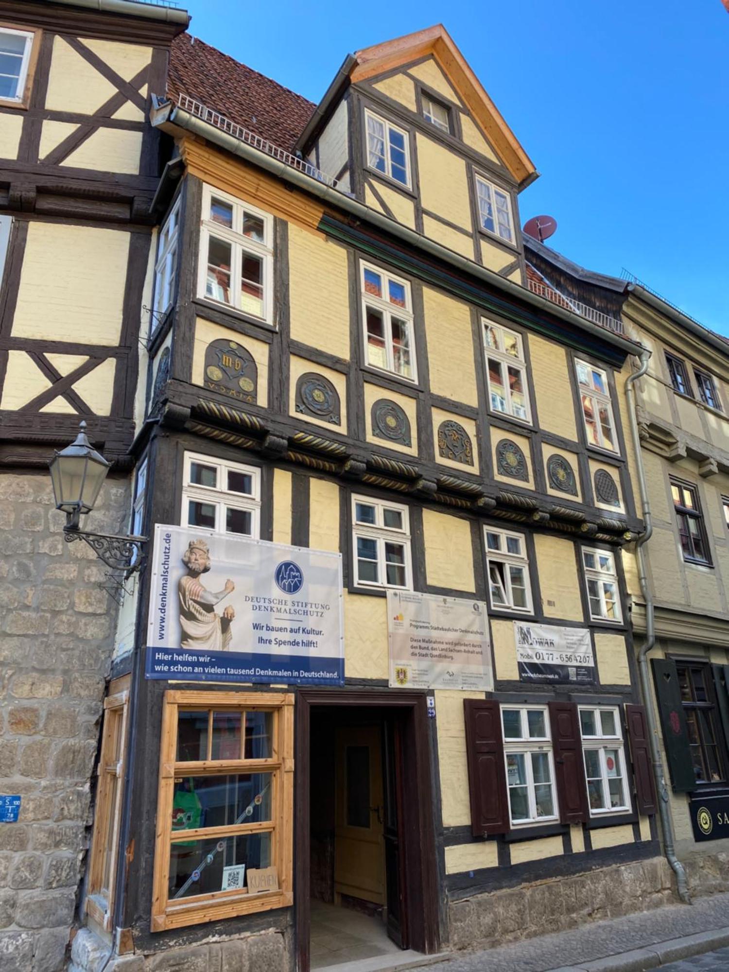 Ferienwohnung Helene Im Einzeldenkmal - Lange Gasse 29 Quedlinburg Zewnętrze zdjęcie